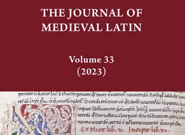 The Journal Of Medieval Latin 33/2023 | Centre For Medieval Studies